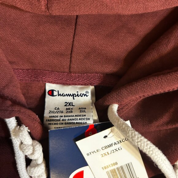 Champion Men's Texas A&M Aggies Fleece Pullover Hoodie Maroon Size XXL - Picture 3 of 3